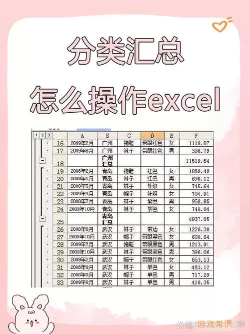 excel表格分类汇总怎么用-excel表格分类汇总怎么用公式计算图1